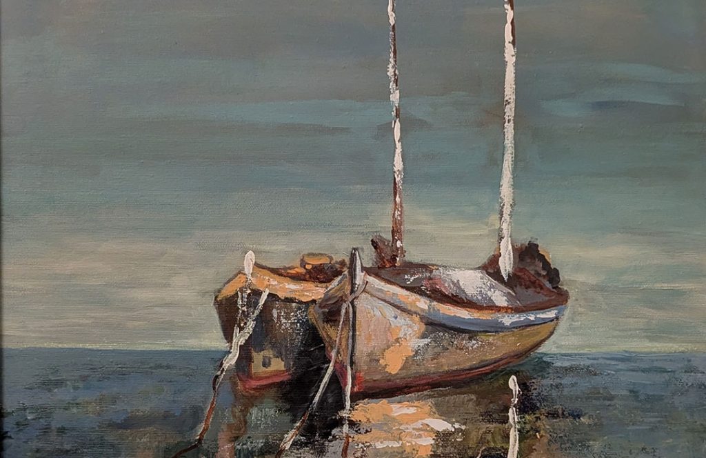 Boats at Rest by Joan Skimmons