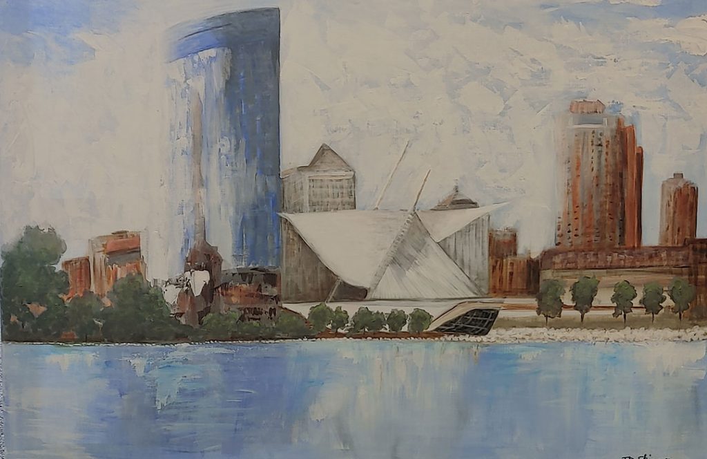 Milwaukee Skyline by Joan Skimmons